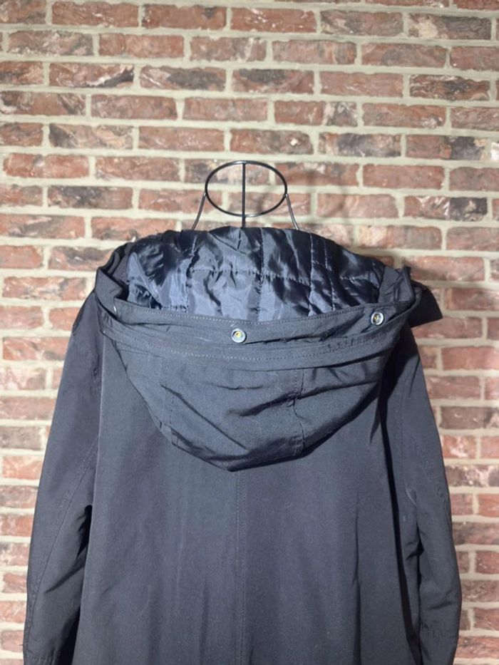 Parka noire H&M Taille S , à capuche à fourrure détachable - photo numéro 14