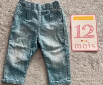 Jean fille, 12 mois