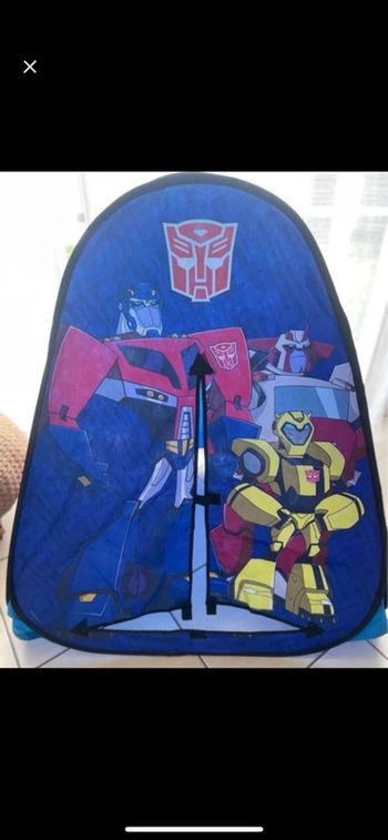 Tente  transformers enfant cabane