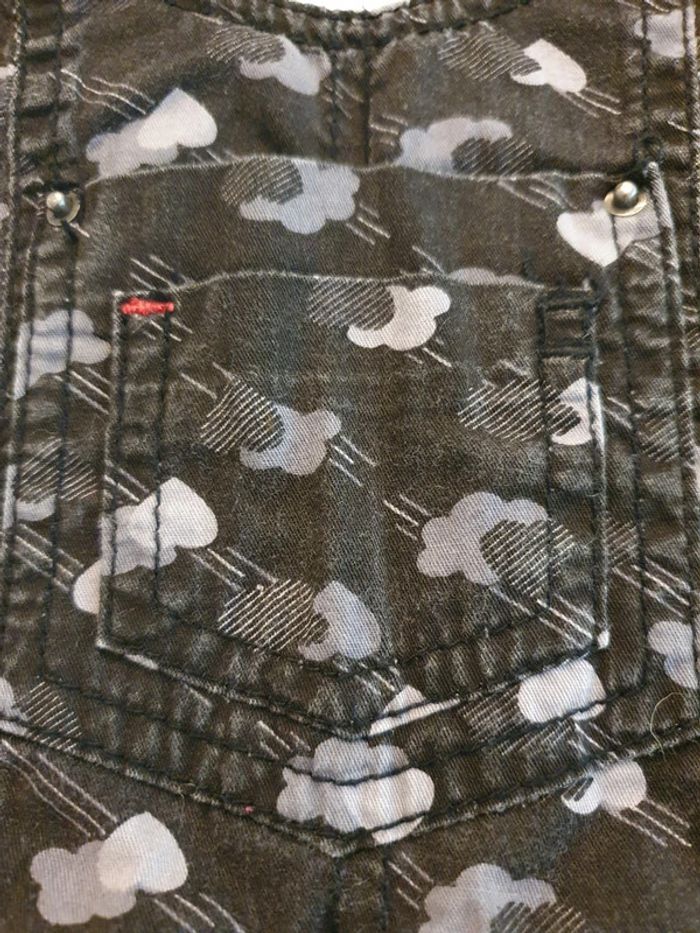 Salopette jupe Zara denim jean 2 ans 3 ans 98 cm - photo numéro 4