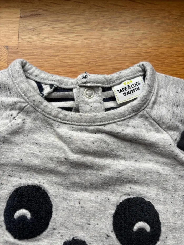 T-shirt ML tape à l’œil 18 mois garçon - photo numéro 2