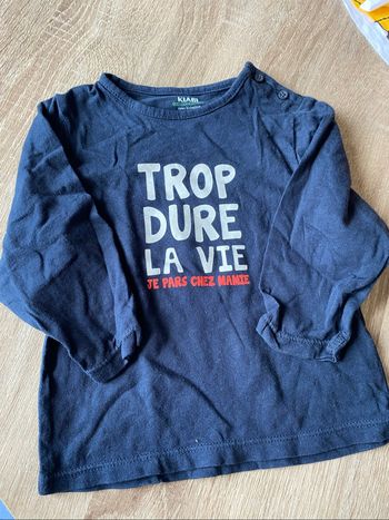 Haut manches longues Kiabi