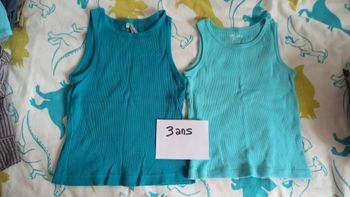Lot débardeurs 3 ans