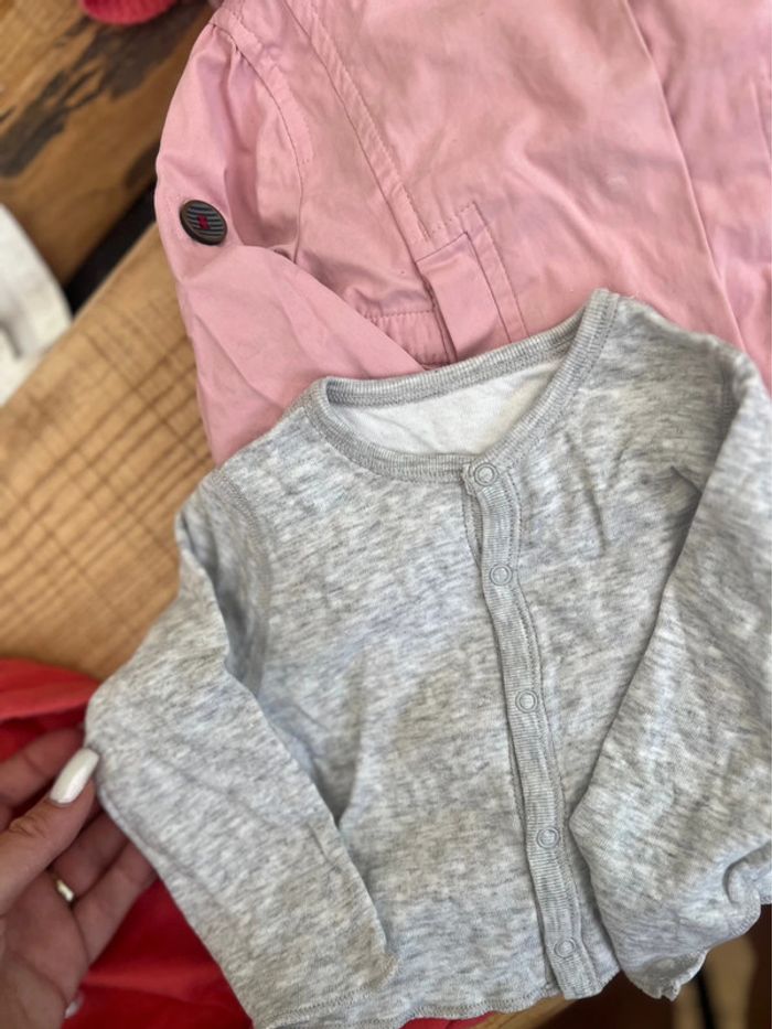 Lot vêtements 6 9 mois été fille robe barboteuses gilet sergent major pyjama Jacadi - photo numéro 13