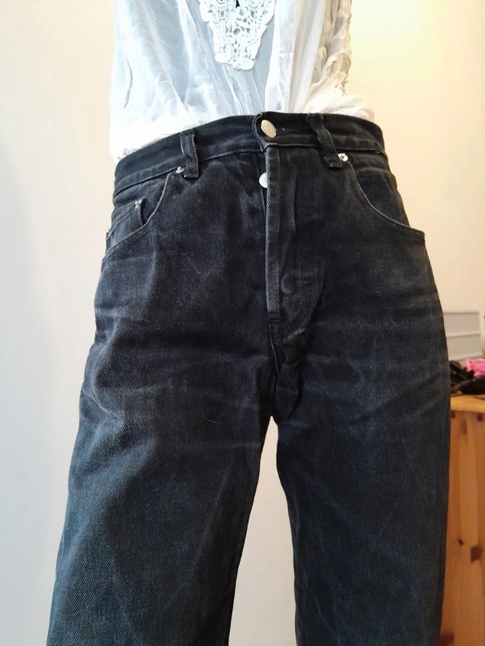 Jeans noir boyfriend taille 38 effectif - photo numéro 4