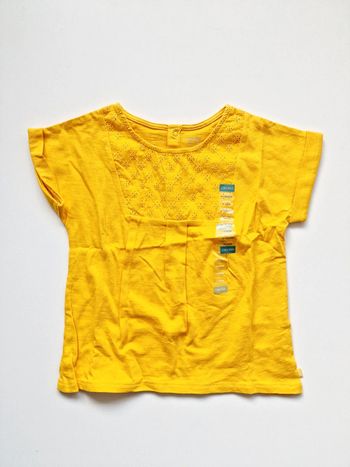 Obaïbi - Tee-shirt manches courtes, col rond, broderies - Neuf avec étiquette ! (3 ans)