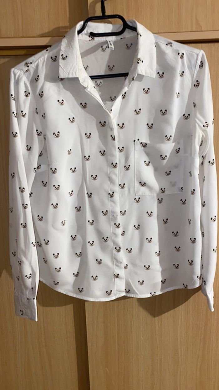 Chemise motif panda