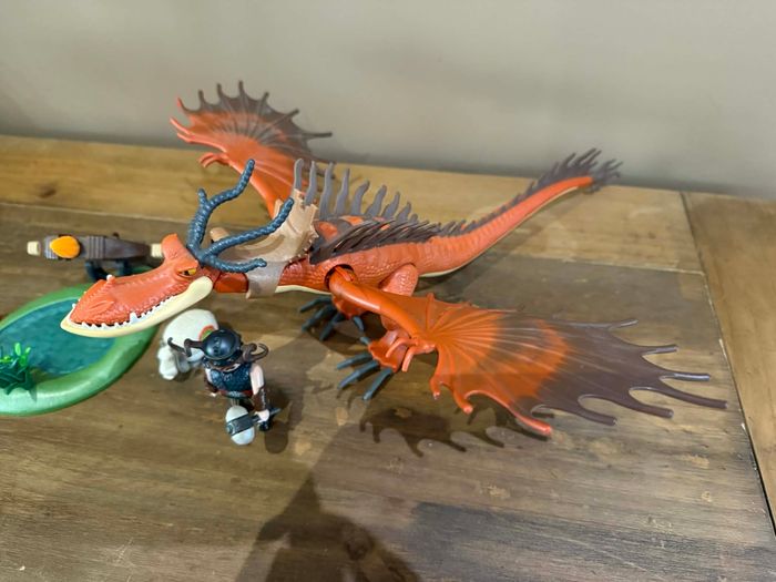 Lot Playmobil Krochefer et viking du film « Dragon » - photo numéro 3