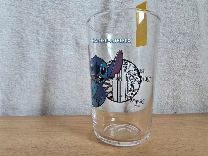 Verre / Glass 100 ans Disney 100 years Stitch - photo numéro 2