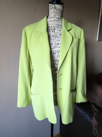 Blazer couleur anis Fakir taille 40