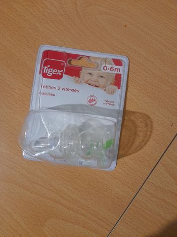 Tetine biberon 0-6 mois