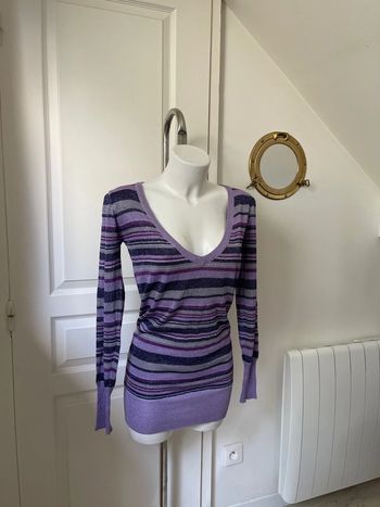 Robe/ pull à rayures