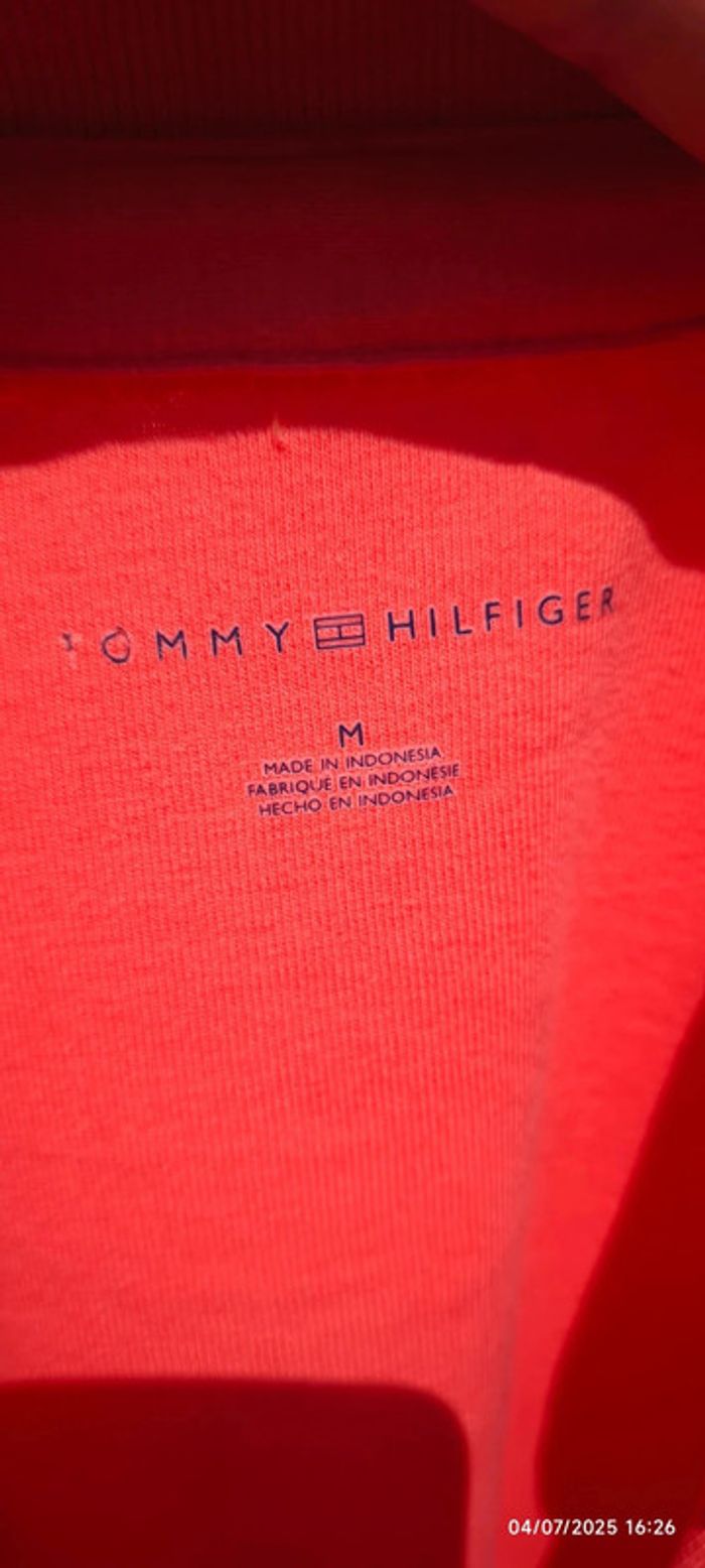 Polo Tommy Hilfiger Taille M Rose - photo numéro 6