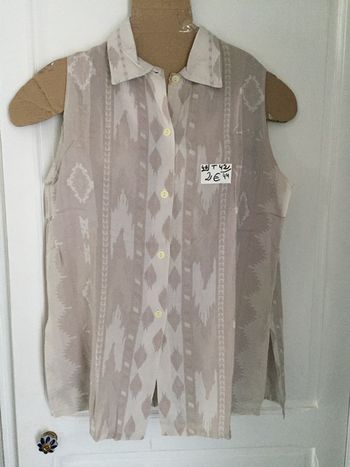 543-Blouse/ tunique beige T U (42/44)