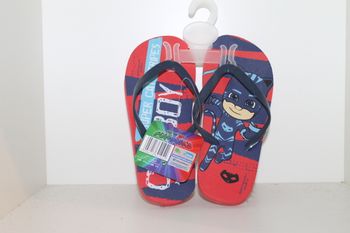 tongs pyjamasques rouge lanières bleu foncé 30/31