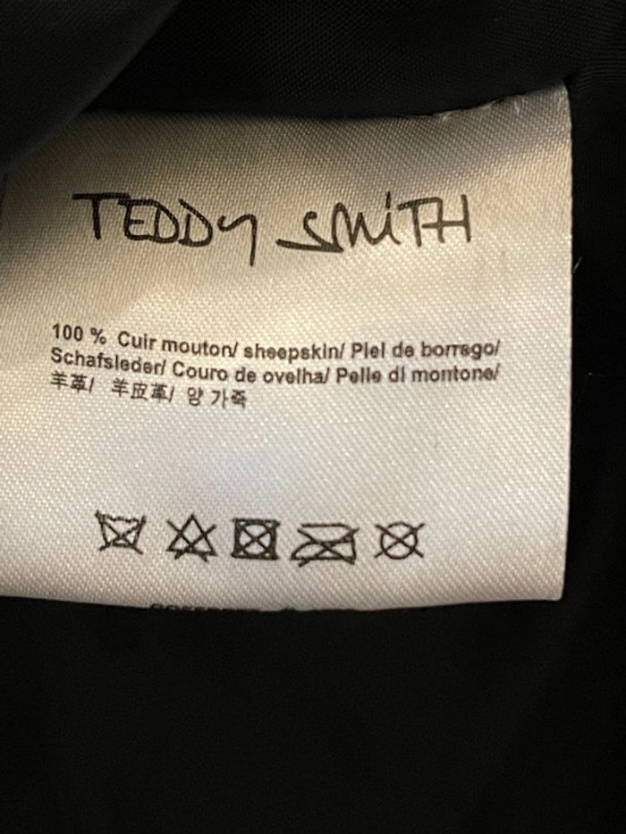 Veste en cuir Teddy Smith L - photo numéro 12