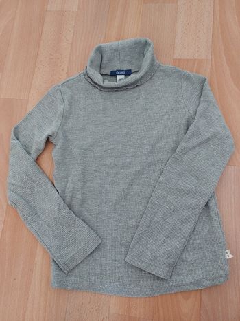 Sous pull leger gris pailleté