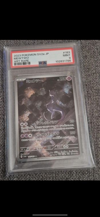 Mewtoo gradée PSA 9