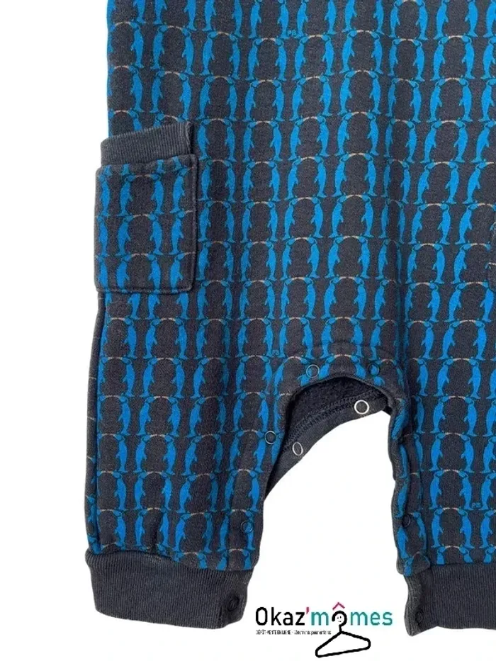 Combinaison longue marine (pingouins) - Petit Bateau 6 mois (67cm) - photo numéro 8