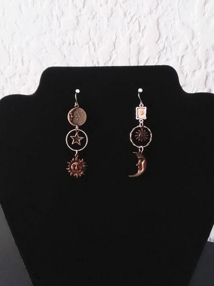 Boucles d’oreilles pendante celtique - photo numéro 3