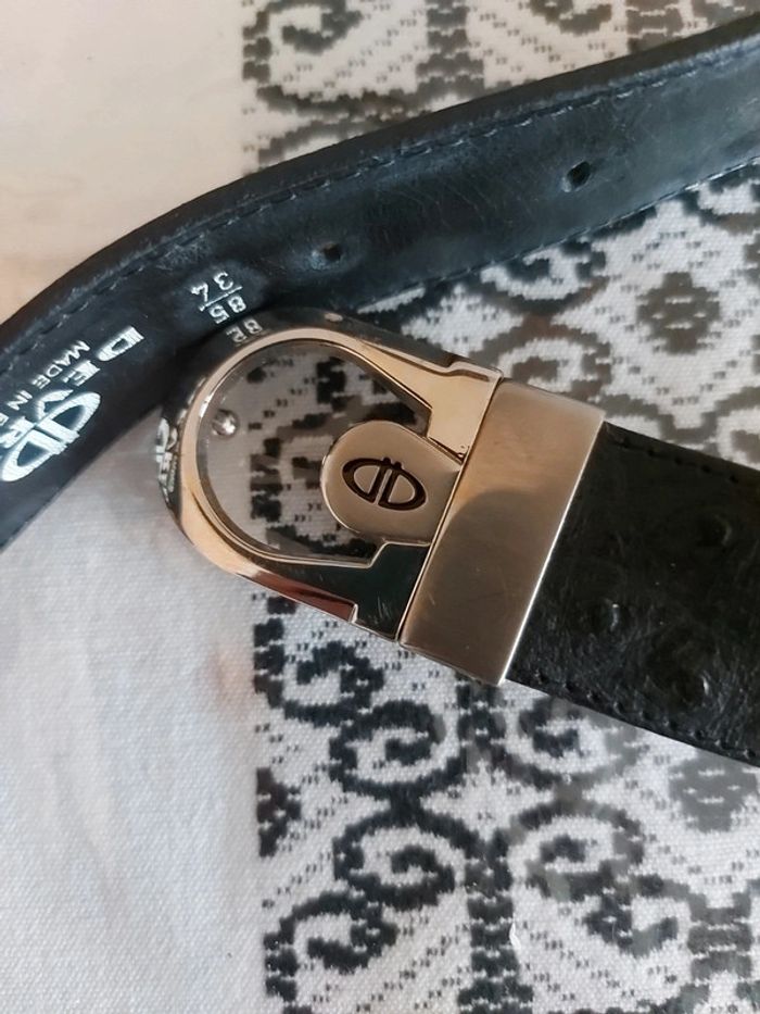 Ceinture devred croûte de cuir 85 cm - photo numéro 2