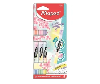 Surligneurs pastel duo Maped