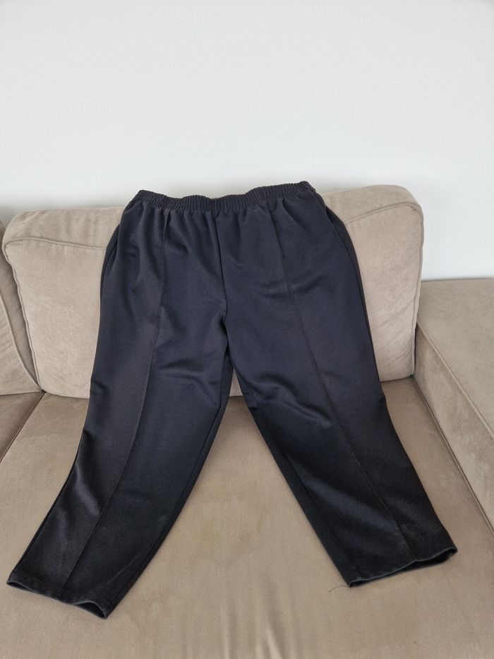 Pantalon noir élastique Blanche Porte