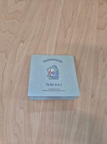 Mini bloc memo Sanrio Hangyodon "To do List"