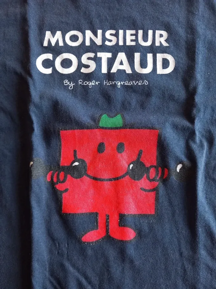 T-shirt Monsieur Costaud taille 6 ans - photo numéro 2