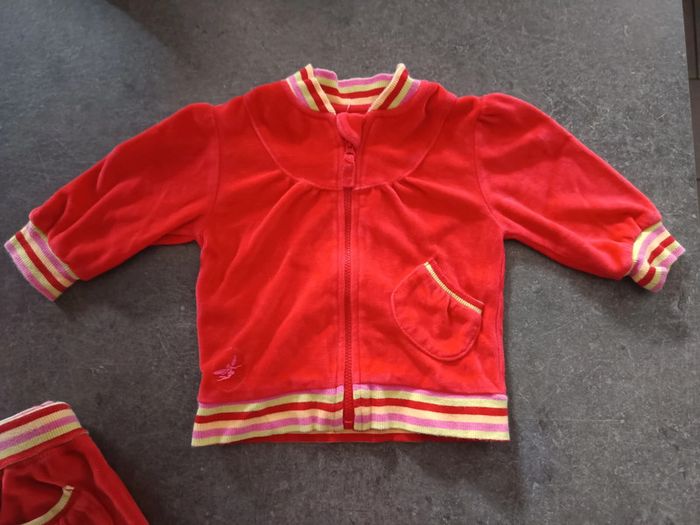 Survêtement rouge 6 mois - photo numéro 3