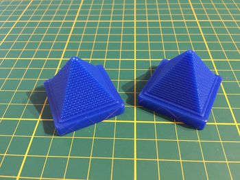 Lot x2 Pyramide bleu pièce détachée jeu de société Ramsès II Ravensburger #A65