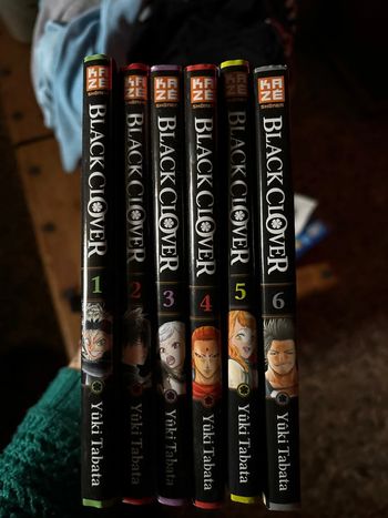 Manga black clover tome 1 à 6