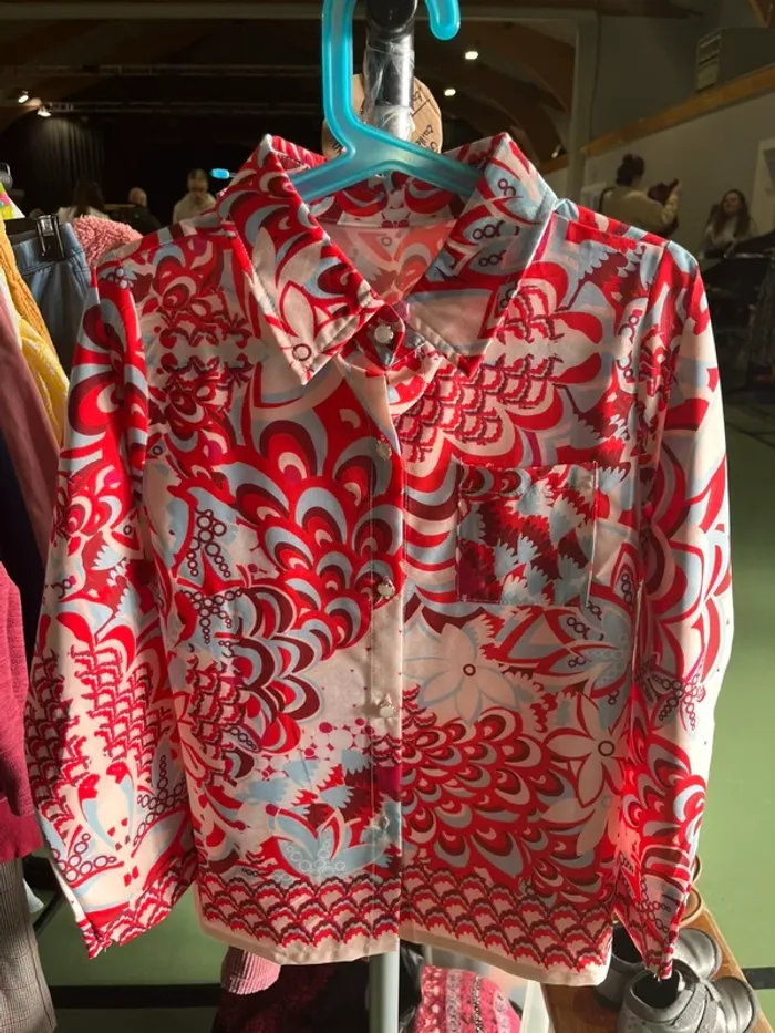 Chemise look rétro vintage