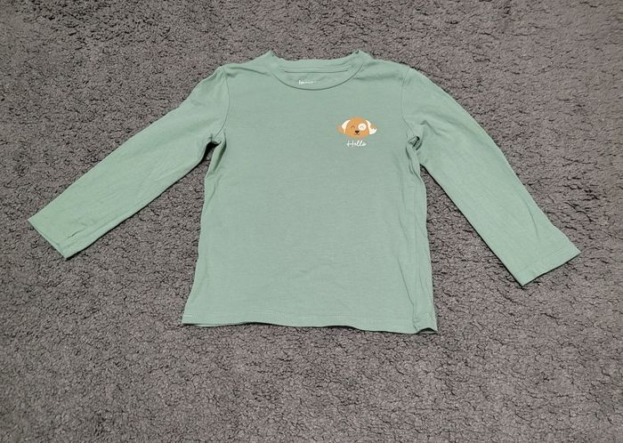 Lots 24/36mois garçon 🤎 T-shirt et short vert - photo numéro 2