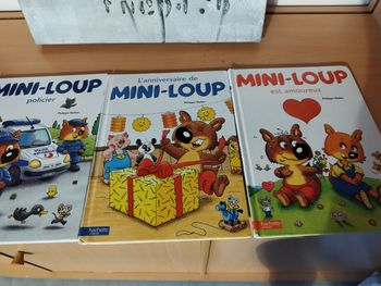 3 livres Mini loup 