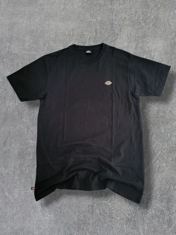 T-shirt Dickies noir logo brodé 100% coton - L