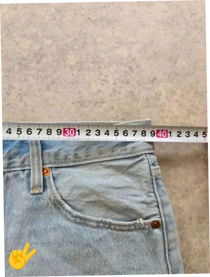 Short Levi's 501 W28 FR38 Bleu Femme Women SHO166b - photo numéro 3