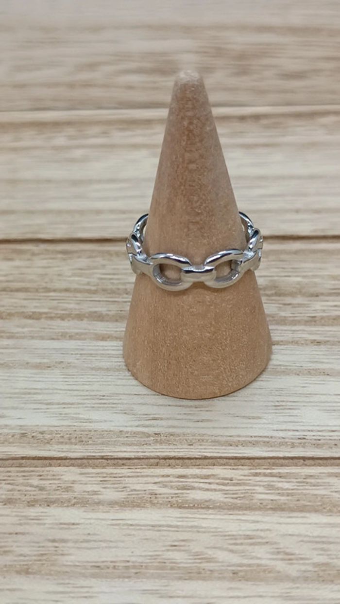 Bague acier inoxydable argenté - photo numéro 2