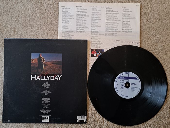 💿 Disque vinyle 33 tours 33T Johnny Hallyday Gang - photo numéro 2
