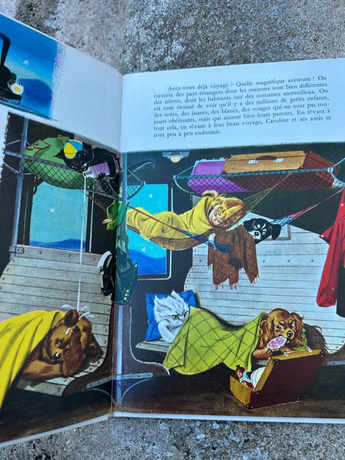 Pierre Probst - Caroline Voyage Livre Grands albums Hachette bd ancien vintage blanc - photo numéro 4