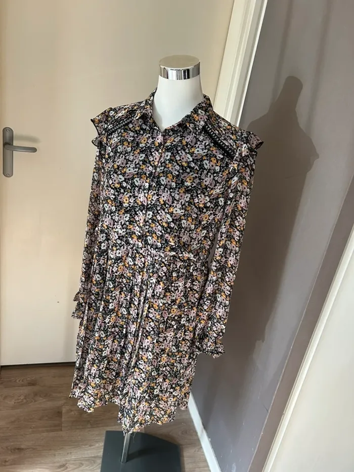 Cherry Paris robe voilée, imprimée, fleur florale taille 3/40 - photo numéro 3