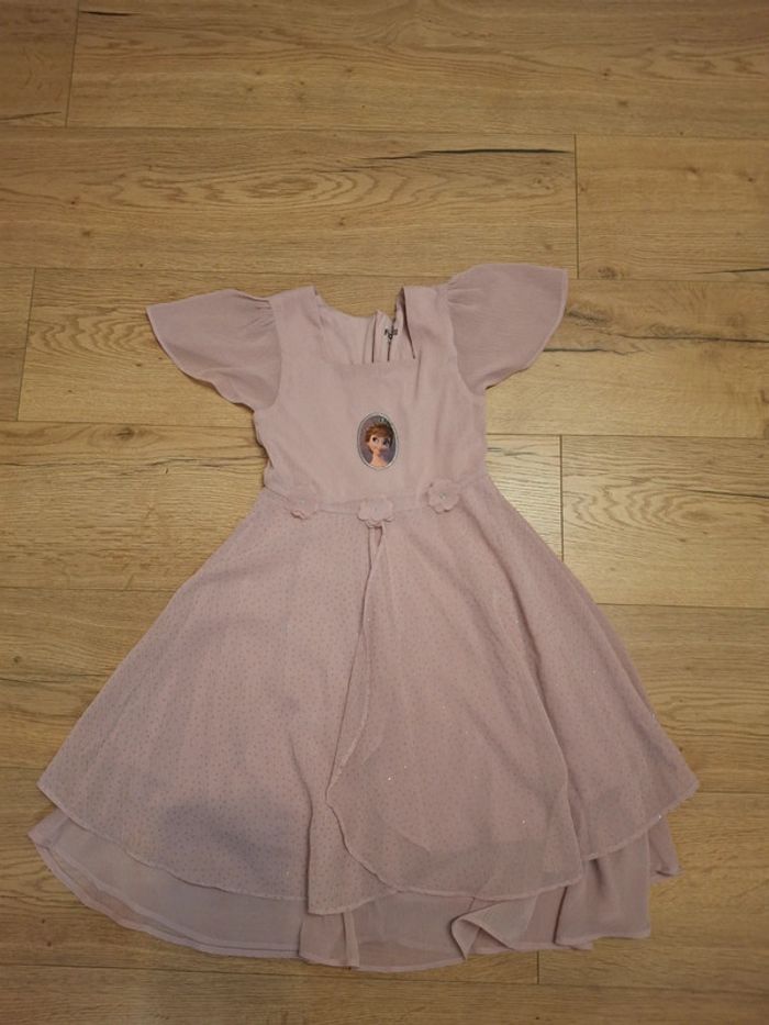Robe fille rose poudrée C&A Disney frozen II 134cm soit 9 ans