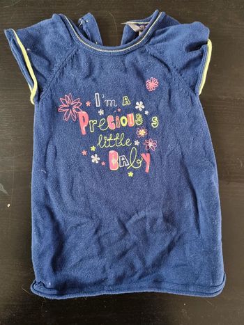 Robe pull manches courtes
