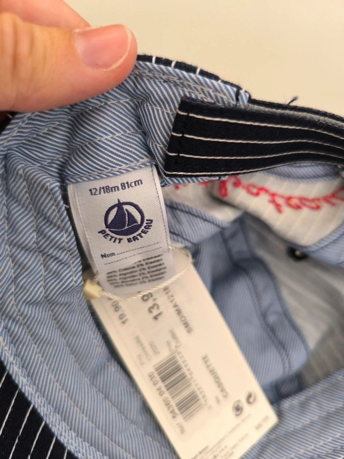 Lot de 2 casquettes petit bateau - photo numéro 2