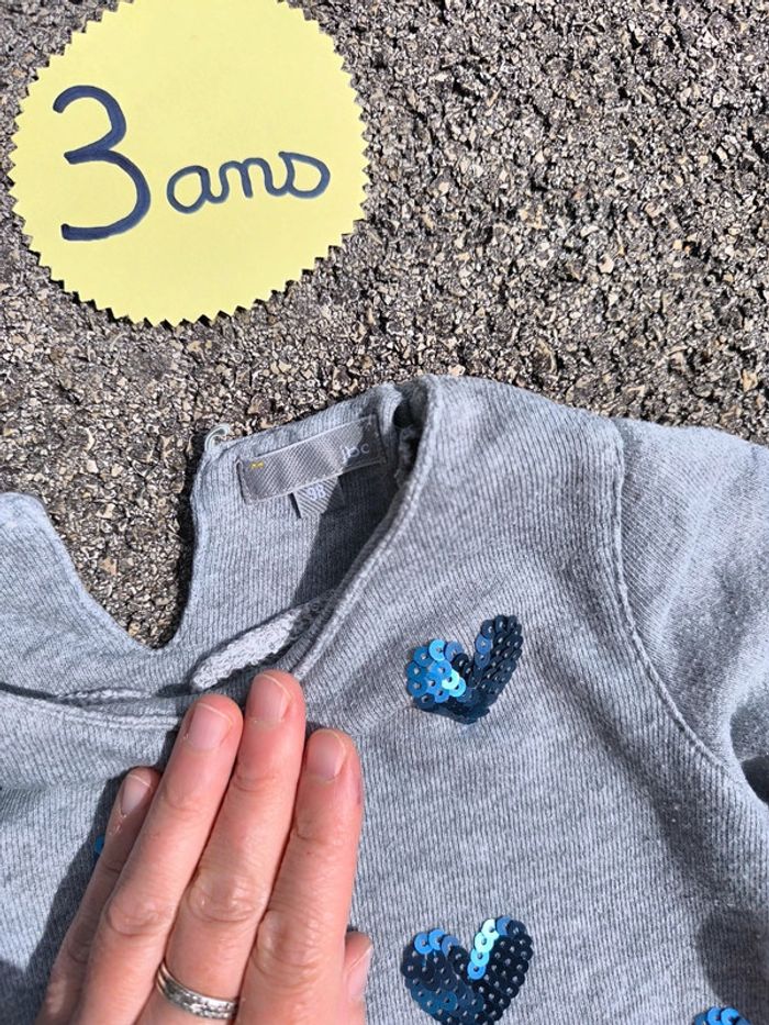 Pull JBC taille 3 ans en très bon état - photo numéro 2
