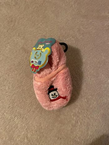 Chaussons bébé rose 0-6 mois