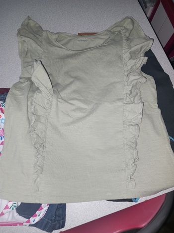 Tee shirt vert sauge vertbaudet mis 1 fois 10 ans tbe 