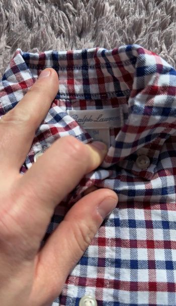 Chemise Ralph Lauren taille 9 mois neuve