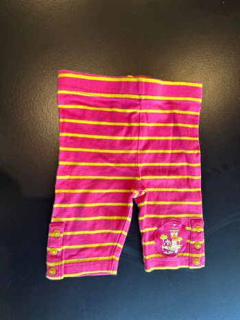 Legging  rayé jaune