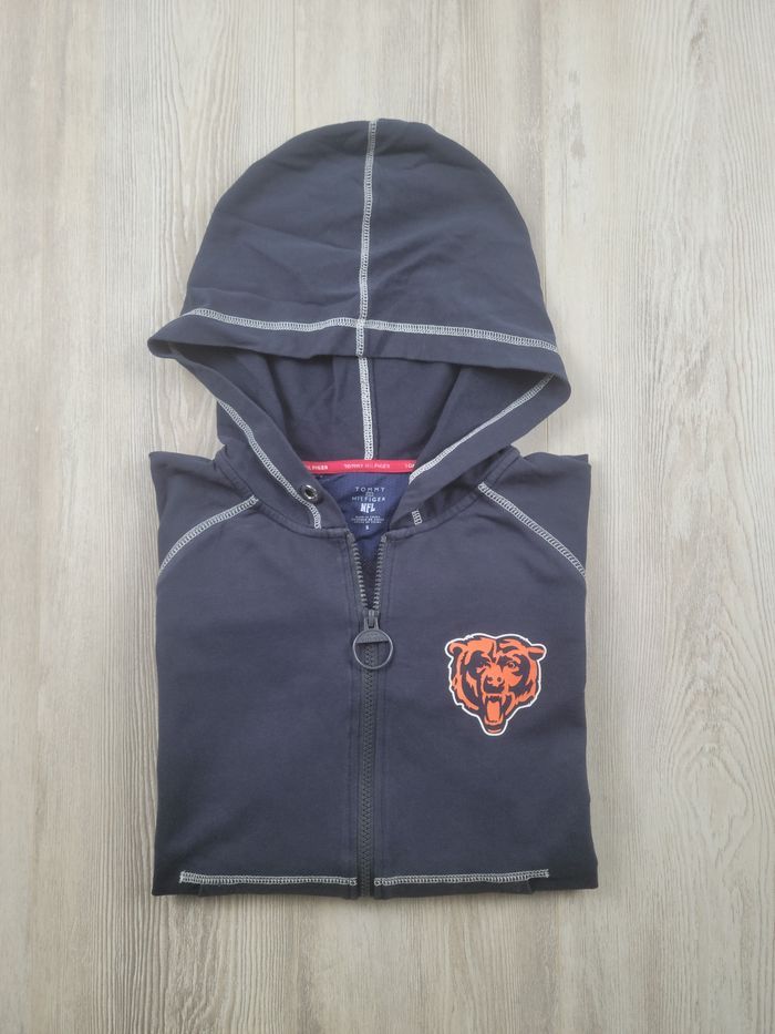 Sweat à capuche Tommy Hilfiger x NFL Chicago Bears – Taille S – Full zip - photo numéro 1